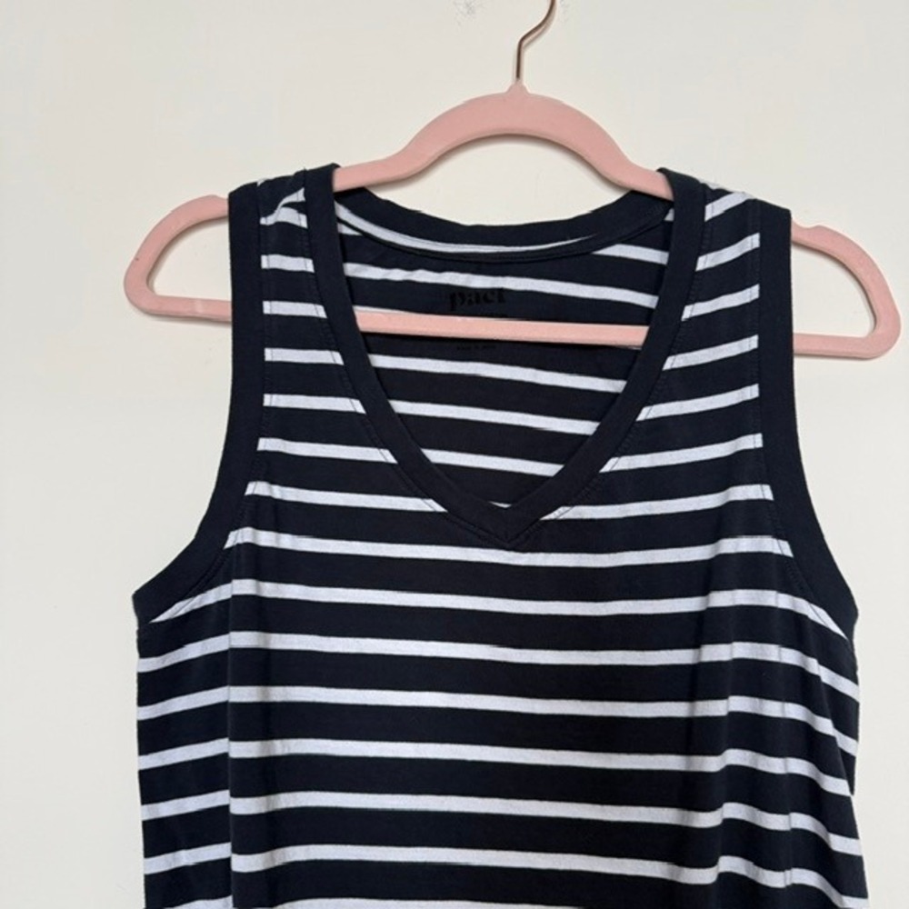 Pact Softspun Organic Cotton A-Line Tank Dress Small | Fair Trade Casual Dress - Picture 5 of 11